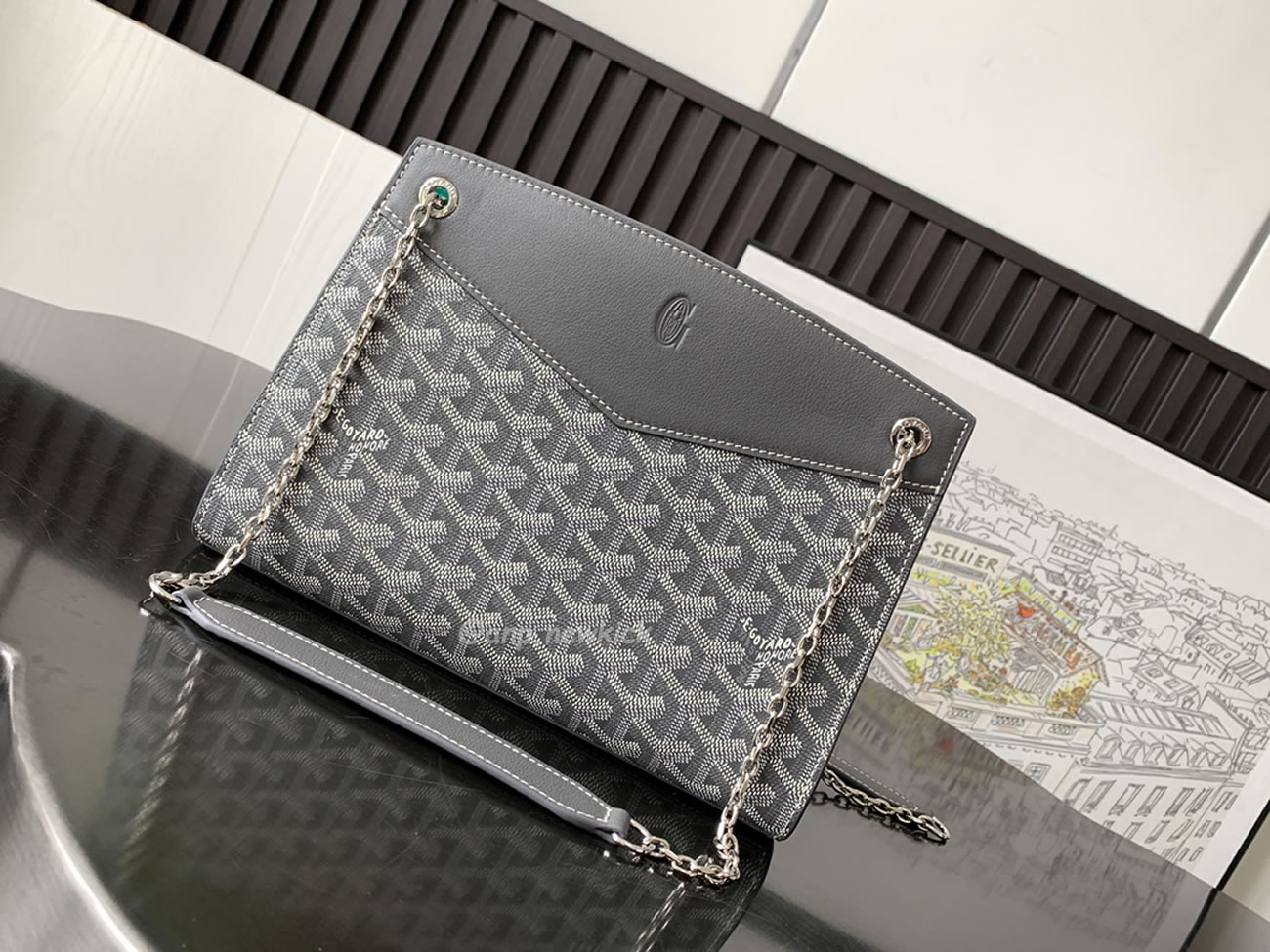 Goyard Rouette Small Hard Version 18 Cm X 9 Cm X 25.5 Cm (12) - newkick.cc